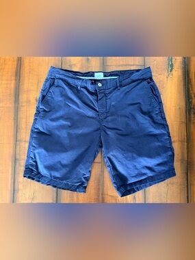 Serge Blanco 🇫🇷 Men’s Navy Flat Front Chino Shorts